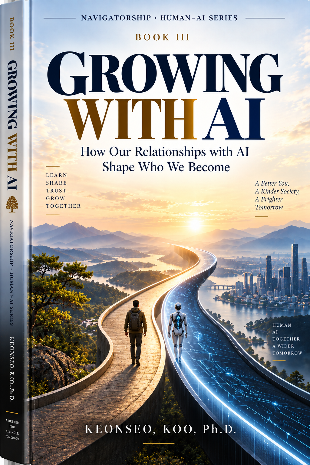 GROWING WITH AI — English Global Edition cover